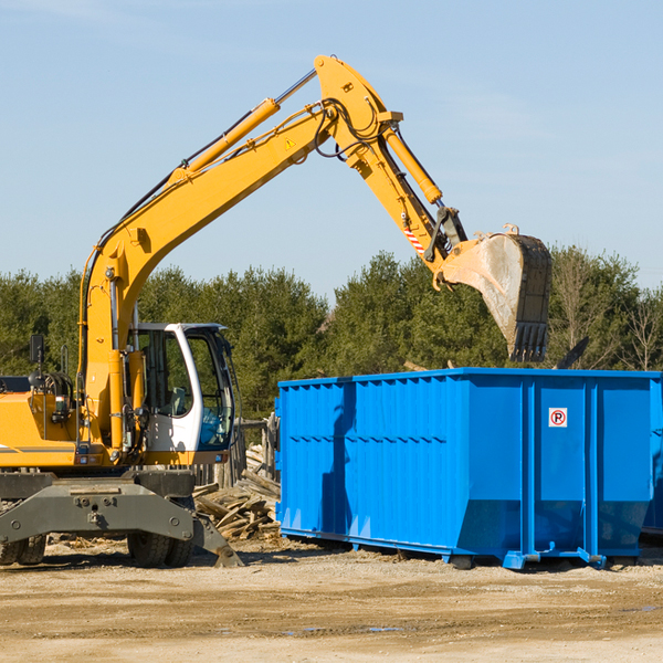 what size residential dumpster rentals are available in Potsdam New York